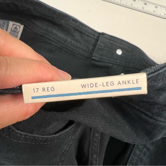 Universal Thread Black Wide-Leg High-Rise Ankle Pants Size 17 - Picture 6 of 12